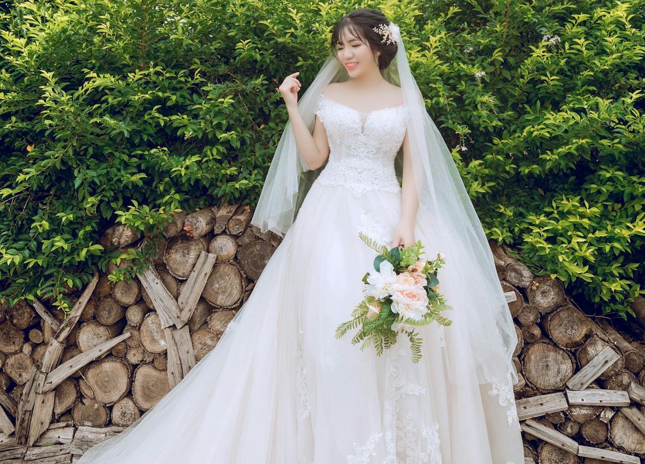 Navy blue and white wedding dress online